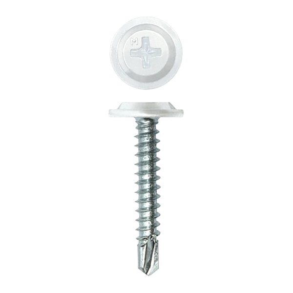 Саморез ПШС Daxmer Pro 4,2х25 (500 шт) шлиц PH2 RAL 9003