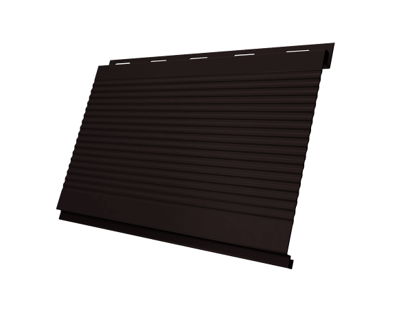 Вертикаль 0,2 gofr 0,5 Velur X с пленкой RAL 9005 черный