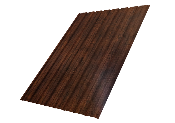 Профнастил С10B 0,45 Print Premium Cherry Wood Dark FTC