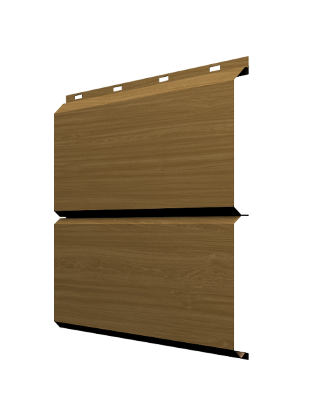 Софит ЭкоБрус без перфорации 0,345 Grand Line 0,45 Print Elite с пленкой Honey Wood TwinColor