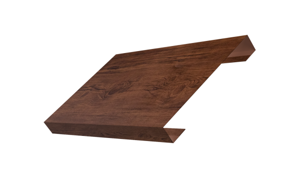 Ламель лицевая 150 забора жалюзи Texas 0,45 Print Premium Cherry Wood Fresh TwinColor