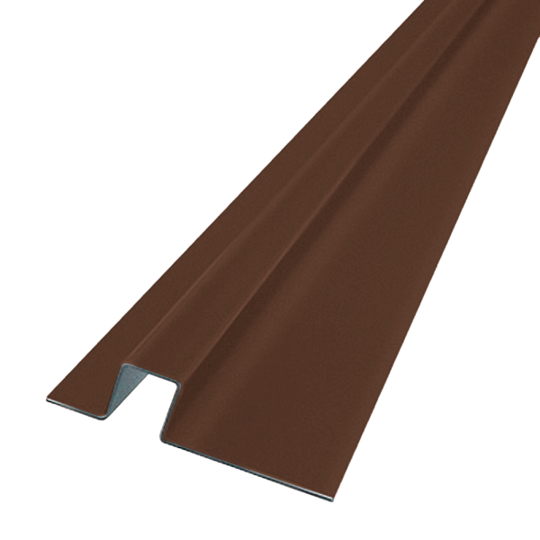 Профиль стартовый для вертикального монтажа SidWood клик Zn RAL 8028 (3м)
