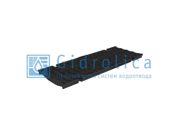Решетка водоприемная Gidrolica Super РВ -15.19.50 - щелевая чугунная ВЧ, кл. D400 (50159D)