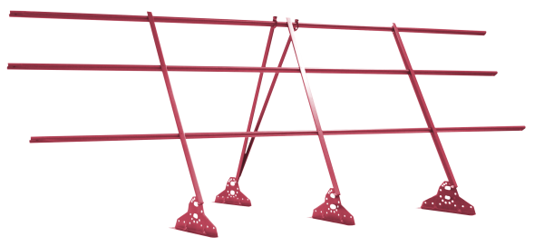 Ограждение кровельное Grand Line 1,2х3 RAL 3018