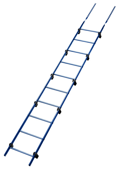 Лестница кровельная Grand Line RAL 5002 2,76м