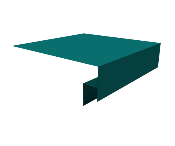 Планка околооконная сложная Экобрус Grand Line 250х50х25 0,45 PE с пленкой RAL 5021 водная синь (2м)