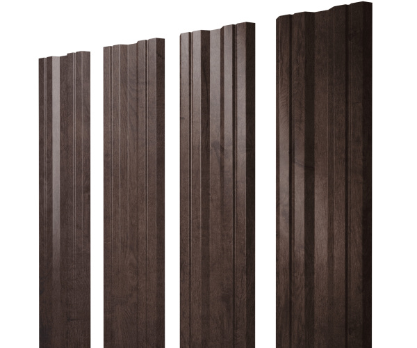 Штакетник Twin с прямым резом 0,45 Print-Double Elite Antique Wood