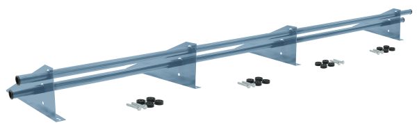Снегозадержатель трубчатый универсальный Optima плюс RAL 5024 3м