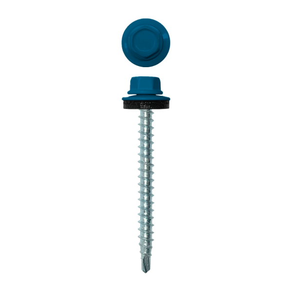 Саморез кровельный 4,8х50 (150шт) сверло №1 RAL 5010