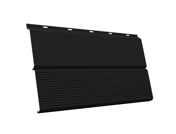 ЭкоБрус 0,345 Gofr 0,45 Drap TX RAL 9005 черный