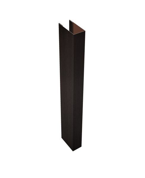 Стойка Texas для калиток и ворот 0,45 Print Elite Coffee Wood TwinColor (1,8м)