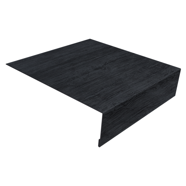 Планка околооконная простая 200х75 0,45 Print Premium Grey Wood TwinColor (2м)