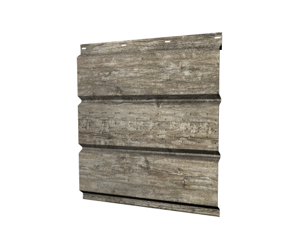 Софит металлический центральная перфорация 0,45 Print Elite с пленкой Nordic Wood TwinColor