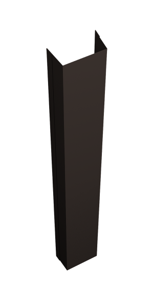 Крепежная планка нижняя Texas 0,5 Velur X RR 32 темно-коричневый (1,8м)