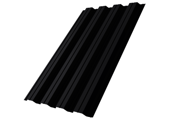Профнастил НС44R Grand Line 0,5 PurPro RAL 9005 черный
