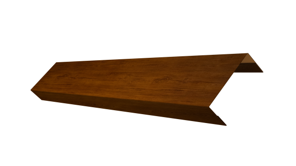 Ламель обратная 50 забора жалюзи Texas 0,45 Print Premium Golden Wood Intense FTC