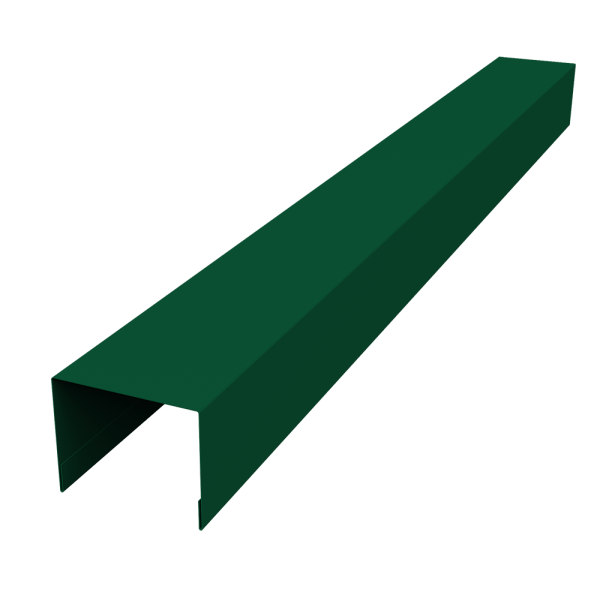 Крышка жалюзи Palermo 0,45 PE-Double RAL 6005 зеленый мох (2,5м)