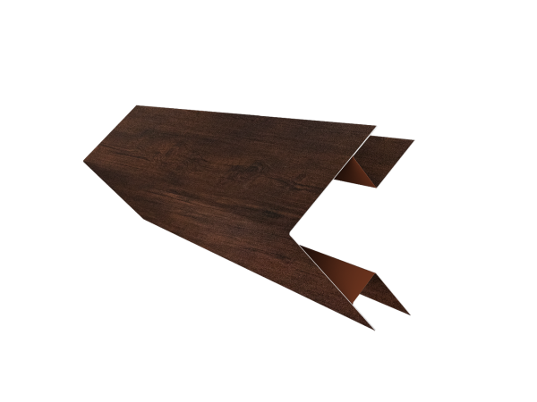 Угол внешний сложный 75х75 0,45 Print Premium Cherry Wood Dark FTC (3м)