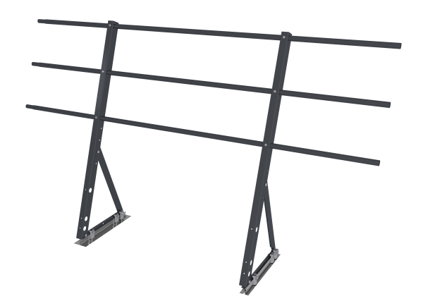 Ограждение кровельное на фальц Optima 1,2х2м RAL 7024