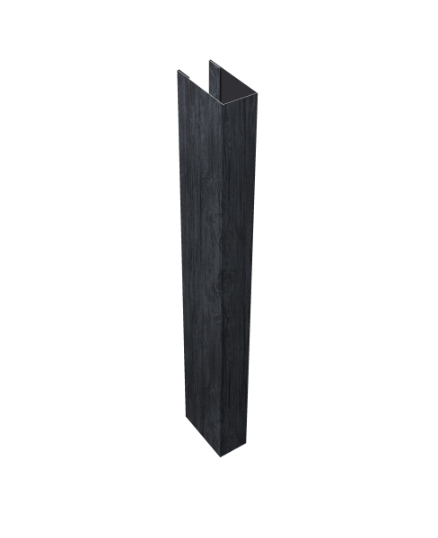 Стойка Texas для калиток и ворот 0,45 Print Premium Grey Wood TwinColor (2,5м)