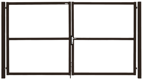 Ворота Ворота Colority Zinc Lock 2,0х3,5 RAL 8017 В.333-330-0