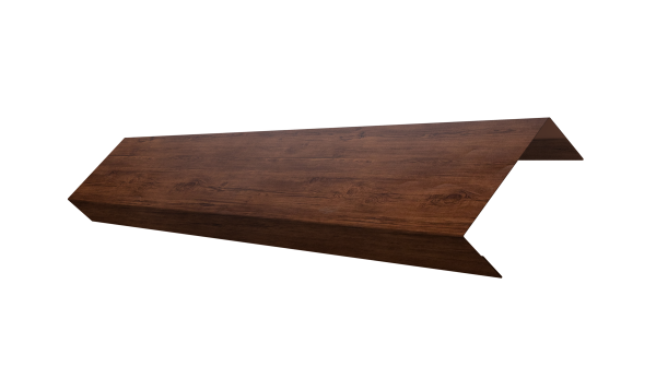 Ламель обратная 50 забора жалюзи Texas 0,4 Print Premium Cherry Wood Fresh TwinColor