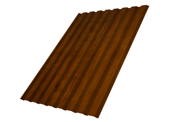 Профнастил С20A 0,4 Print Premium Golden Wood Intense FTC