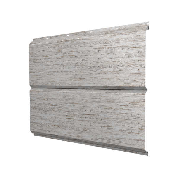 Софит ЭкоБрус new c перфорацией 0,45 Print Elite Snow Wood TwinColor