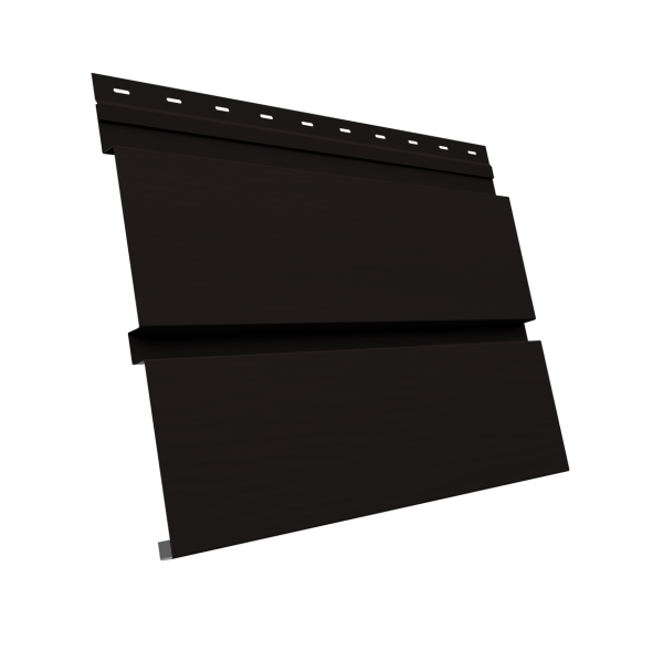 Квадро брус 3D 0,5 Satin с пленкой RAL 9005 черный