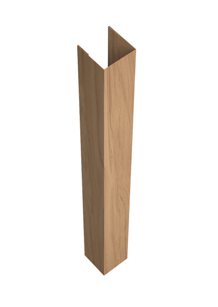 Стойка жалюзи Texas для монтажа без крепежного вкладыша 0,45 Print Elite Honey Wood TwinColor (2,5м)