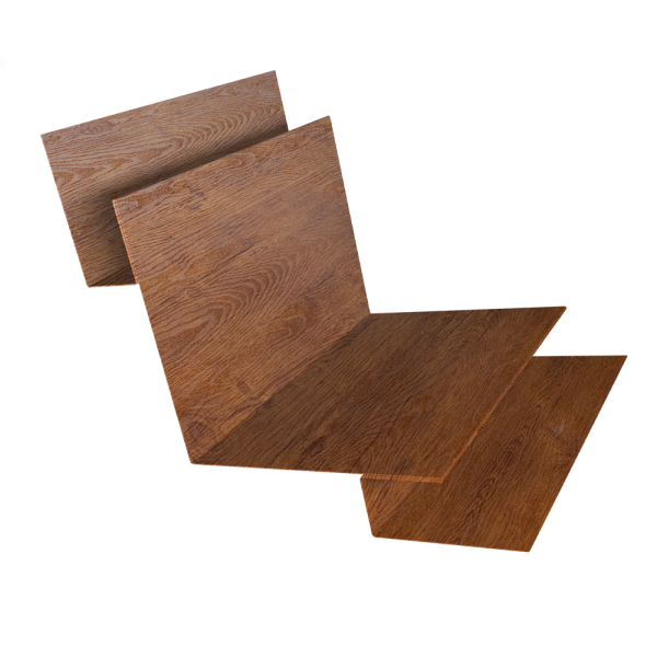 Угол внутренний сложный 90 град. 0,45 Print-Double Elite Golden Wood (2м)