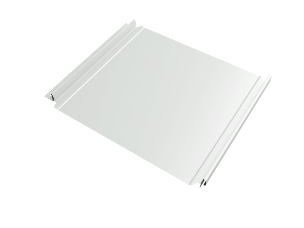 Кликфальц Double Pro Grand Line 0,5 Satin с пленкой на замках RAL 9003 сигнальный белый