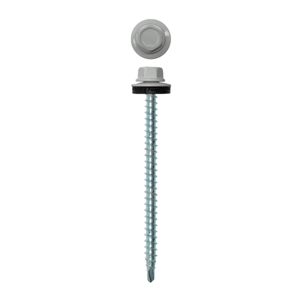 Саморез кровельный 4,8х70 (100шт) сверло №1 RAL 7035