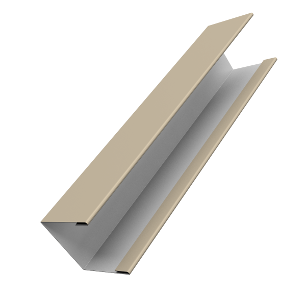 Крышка жалюзи Milan Slim 0,45 PE RAL 1015 светлая слоновая кость (3м)