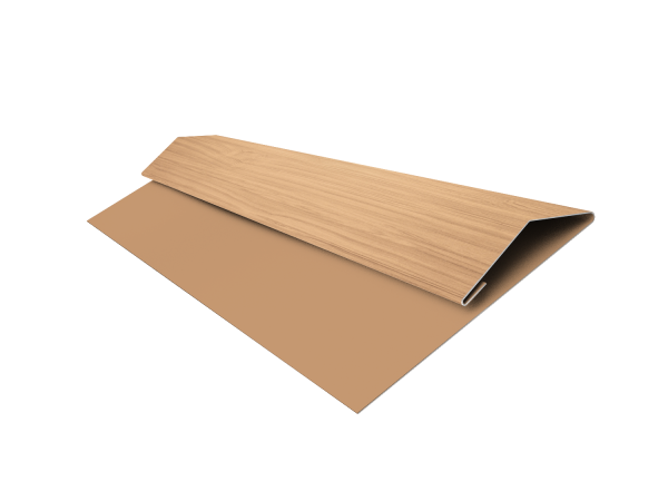 Планка стартово-финишная Экобрус Grand Line 0,45 Print Elite Honey Wood TwinColor (3м)