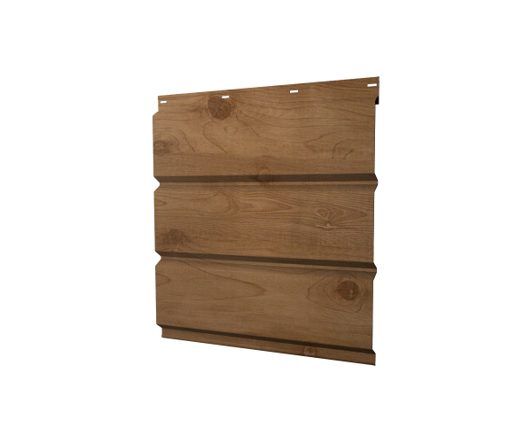Софит металлический без перфорации 0,45 Print Premium с пленкой Pine Wood Fresh