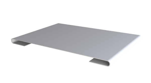 Планка стыковочная 0,5 Satin с пленкой RAL 9003 сигнальный белый (3м)