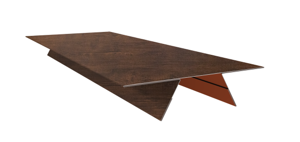 Планка стыковочная составная верхняя 0,45 Print Premium Cherry Wood Dark FTC (2м)