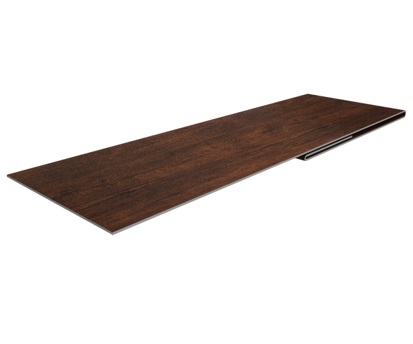 Планка финишная 48х25 0,45 Print-Double Premium Cherry Wood Dark F (3м)