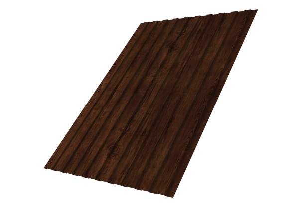 Профнастил С8B v02 0,45 Print Elite Cherry Wood TwinColor