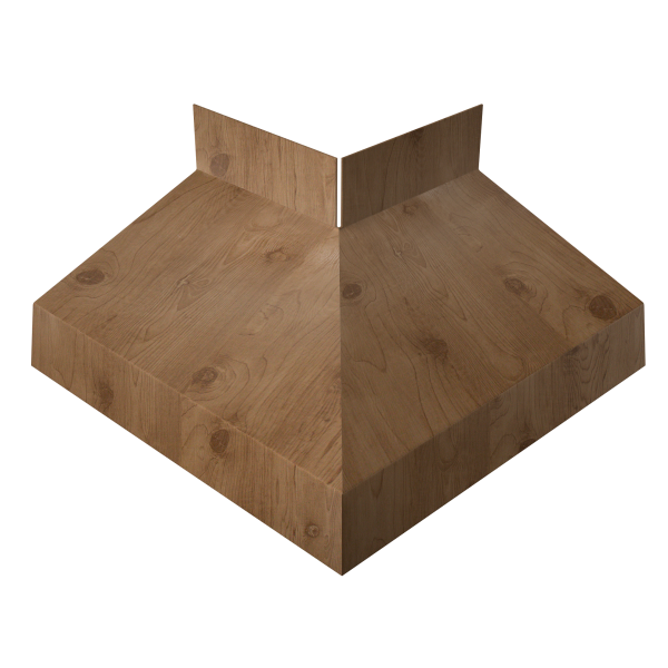 Угол отлива внешний 50 0,45 Print Premium с пленкой Pine Wood Fresh