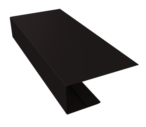 J-Профиль 18мм 0,5 Velur X RAL 9005 черный (2м)
