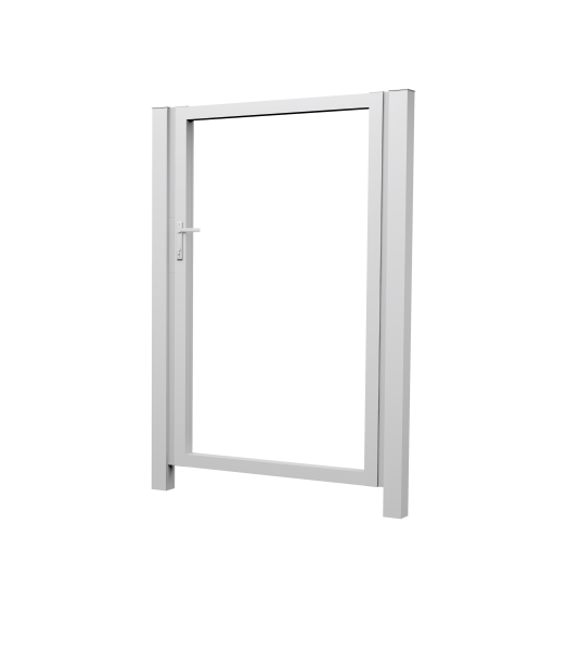 Калитка Жалюзи 2,0х1 RAL 9003 без заполнения