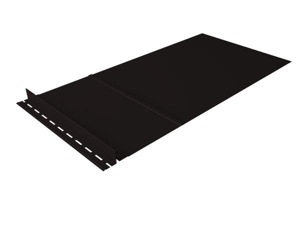 Элемент обхода Кликфальц Pro левый 0,5 Satin RAL 9005 черный