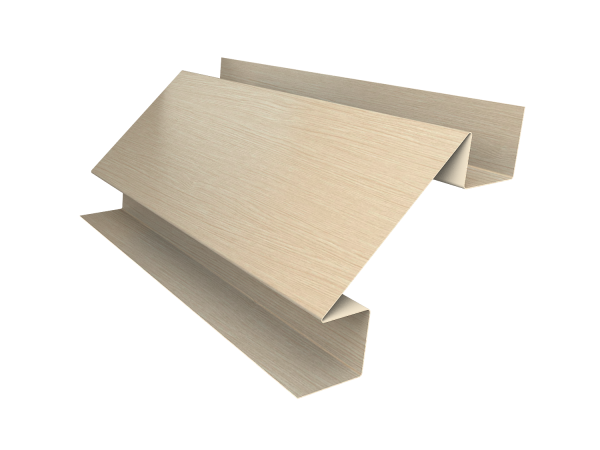 Угол внутренний сложный 75мм 0,45 Print Elite Milky Wood TwinColor (2м)