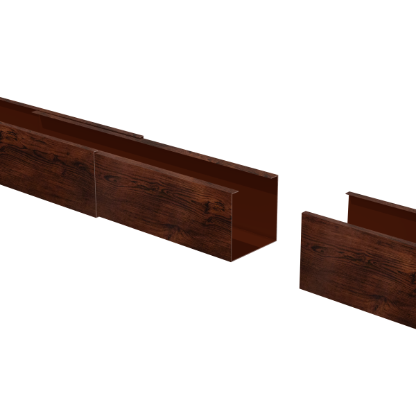 Соединитель профиля для КР Ш50/В50 Cherry Wood Al 0,4