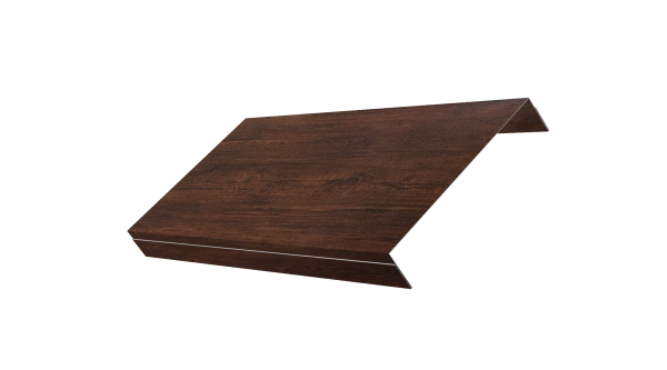 Ламель обратная 150 забора жалюзи Texas 0,45 Print-Double Premium Cherry Wood Dark F