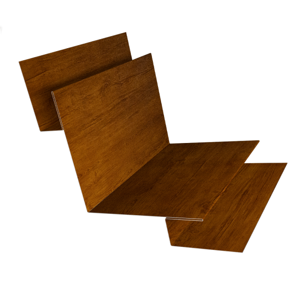 Угол внутренний сложный 90 град. 0,45 Print-Double Premium Golden Wood Intense F (3м)