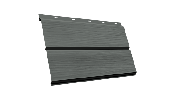 ЭкоБрус new 3D 0,45 PE с пленкой RAL 7005 мышино-серый