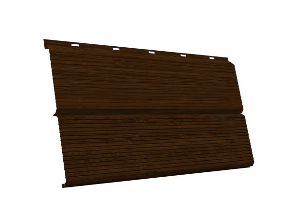 ЭкоБрус 0,345 Gofr 0,45 Print Elite Choco Wood TwinColor